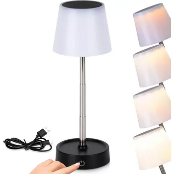 Lampička Stolní LED lampa bezdrátová s nastavitelnou výškou 11–29,5 cm