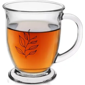 ORION Skleněný hrnek na čaj 450 ml