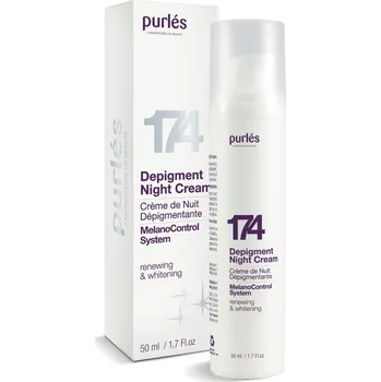 Pleťový krém Purles 174 Depigmentační Noční Krém - Krém na pigmentové skvrny na noc 50 ml
