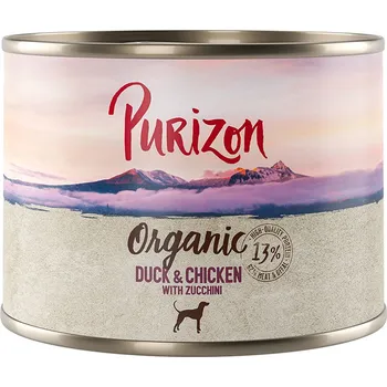 Krmivo pro psa 24x200g Purizon Organic - kachna a kuřecí s cuketou