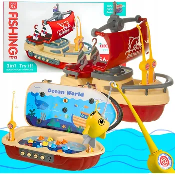 autíčko Pirátská Loď s rybářskými váhami 3 v 1 Rovnoramenná Váha zvuky, interaktivní