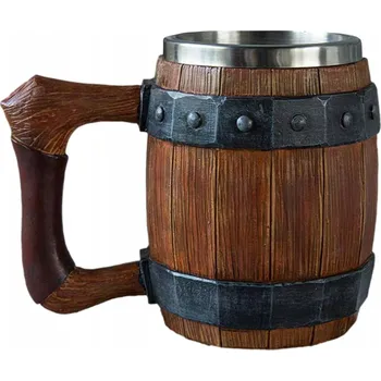 Sklenice EPICKÝ PIVNÍ SKLENICE SUD NEREZOVÁ OCEL 550 ML LARP RPG