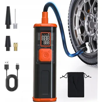 pumpička Q105 AKUMULÁTOROVÁ KOMPRESOROVÁ PUMPA ELEKTRICKÁ PUMPA NA KOLO AUTOMOBILOVÁ SVÍTILNA