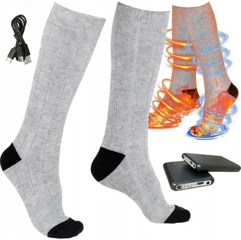 Pánské oblečení VYHŘÍVANÉ ELEKTRICKÉ PONOŽKY ZIMNÍ 5000mAh USB pár