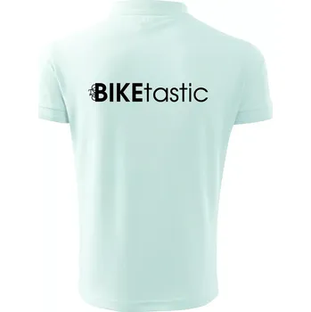 Pánská košile Bike nápisy Biketastic - Polokošile pánská Pique Polo 203 - 5XL ( Frost )