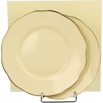 Talíř DUO Ecru 2 x Dezertní talíř CLARC 20,5 cm