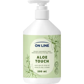 Mýdlo ON LINE Krémové mýdlo 2v1 Aloe Touch 500 ml