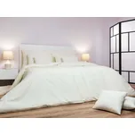 DADKA VRACOV Povlečení krep Žlutý UNI 140x200, 70x90 cm