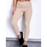 Dámské žebrované béžové legíny VSB NAOMI, VELIKOST 2XL/3XL
