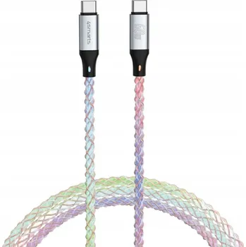 Datový kabel Kabel 4smarts USB typ C - USB typ C 1,5 m vícebarevný