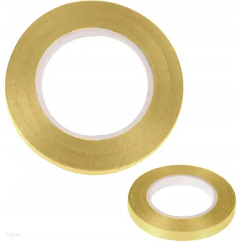 Stuha Zlatá matná vázací stuha na balónky na HEL 5 m