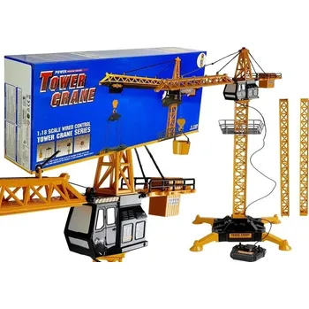 autíčko Dětský dálkově ovládaný věžový jeřáb 182 cm