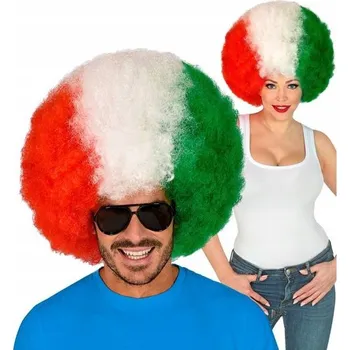 Karnevalová paruka Widmann paruka krátké vlasy bílá afro