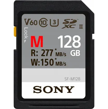 Paměťová karta SD karta Sony SF-M Series 128 GB