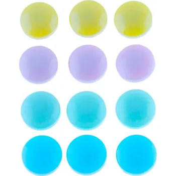 Dekorativní magnet Magnetky PASTEL 20mm/12ks, mix barev
