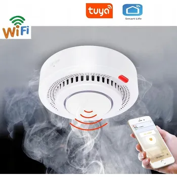 IP kamera HLÁSIČ KOUŘE DETEKTOR POŽÁRU WIFI BEZDRÁTOVÝ ALARM TUYA