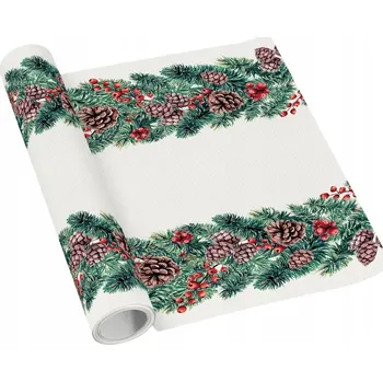 Vánoční dekorace Ubrousek Airlaid "Zimní větve" / 1 role