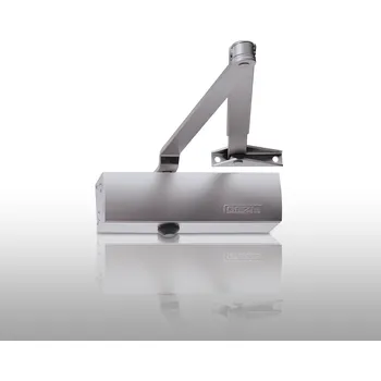 Zavírač dveří Dveřní zavírač Cobra TS1500 s ramínkem, stříbrný