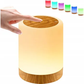 Lampička NOČNÍ LAMPA LED, DOTYKOVÁ, STMÍVATELNÁ, S 5 REŽIMY, LAMPIČKA