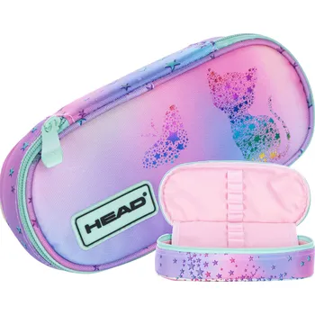 Penál Školní penál pouzdro jednokomorové bez vybavení Head Kitty Ombre