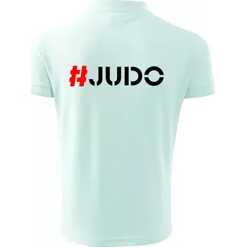 Pánská košile Judo Hashtag - Polokošile pánská Pique Polo 203 - 3XL ( Frost )