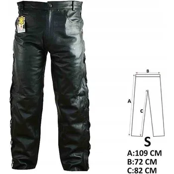 Moto bunda KOŽENÉ MOTOCYKLOVÉ KALHOTY NAL-692 S