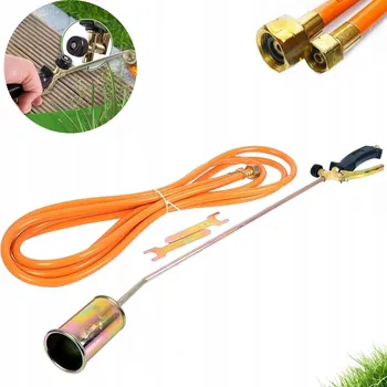 Stavební hořák UNIVERZÁLNÍ PLAMENOMET NA PLYN PRO SVAŘOVÁNÍ LEPENKY, OHŘEV, OPALOVÁNÍ, DEKÁŘSKÁ TRYSKA