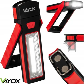 Svítilna LED SVÍTILNA DÍLENSKÁ PRACOVNÍ LAMPA MAGNET VAYOX