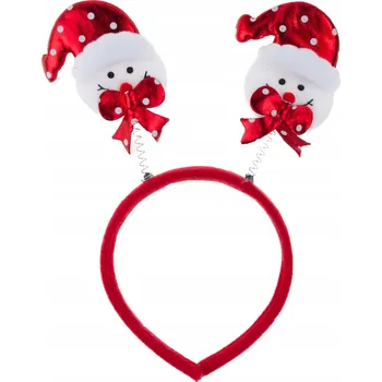 Čelenka ČELENKA S VÁNOČNÍMI SNĚHULÁKY MIKULÁŠSKÁ SNĚHULÁK NA VÁNOČNÍ FOCENÍ