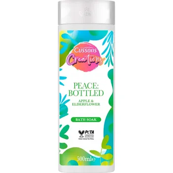 Sprchový gel Sprchový gel s jablkem a květu bezu v lahvi 400 ml