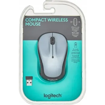 Bezdrátová Myš Logitech Compact Wireless Mouse - Stříbrná