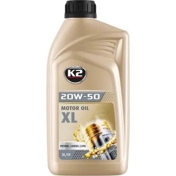 Motorový olej K2 XL 20W-50, 1L