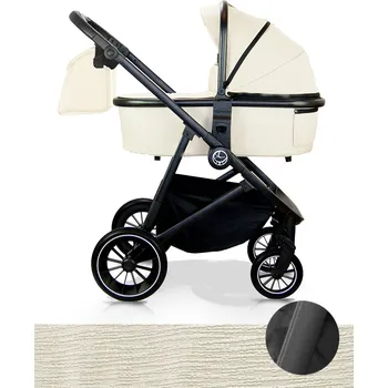 Kočárek MILUKIDS KOČÁREK 2V1 TIBI BÉŽOVÝ