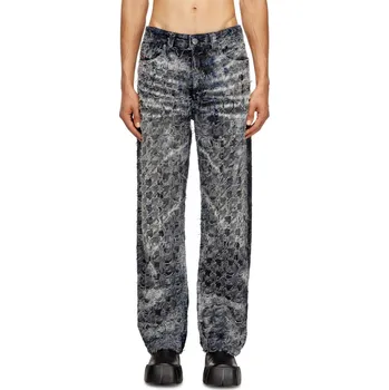 Pánské džíny DŽÍNY DIESEL 1980 D-EEPER-FSH TROUSERS BLACK