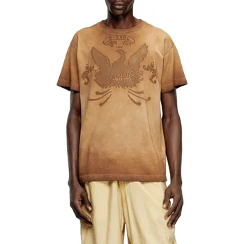 Pánské tričko TRIČKO DIESEL T-NORM-T9 T-SHIRT BROWN