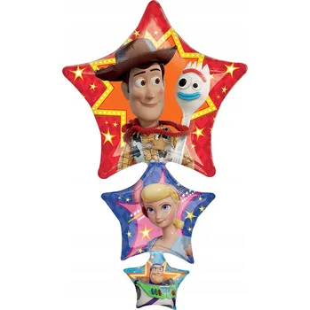 Balónek Amscan fóliový balónek Toy Story hvězda 63 x 106 cm