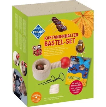kreativní sada Pebaro Sada na tvoření z kaštanů s vrtáky a návodem