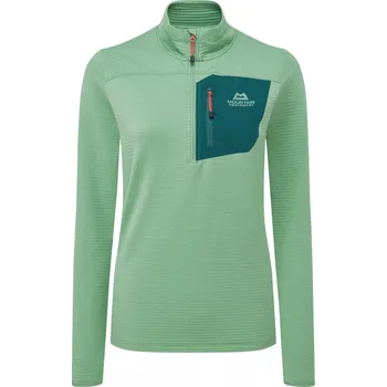 Dámská mikina Mountain Equipment Lumiko Women’s Zip-T Velikost: S / Barva: lichen green/D Teal
