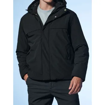 Pánská bunda Sinsay - Softshellová bunda s kapucí - černá - 291EU-99X - 291EU-99X-3XL