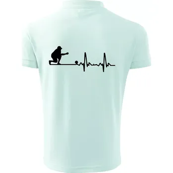 Pánská košile EKG petanque - Polokošile pánská Pique Polo 203 - M ( Frost )