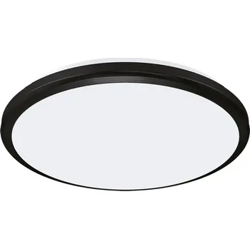 Kulatý Stropní Svítidlo Ideus 26 x 6,5 cm černá