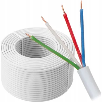 elektrický kabel Kabel YTDY pro alarm, domovní telefon, MĚDĚNÝ vodič, 4žilový 4x0,5mm, 100 metrů