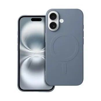 Pouzdro na mobilní telefon Kryt SILICONE MAG COVER (big hole) kompatibilní s MagSafe pro IPHONE 16 světlo modrý - OEM + zdarma možnost vyzkoušet a vrátit zboží do 30 dní