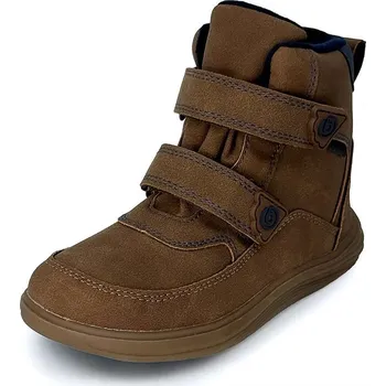 Chlapecké polobotky Dětské celoroční barefoot boty Bugga KIVO Brown B00199-18 Velikost: 27