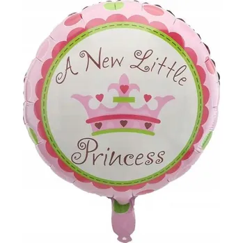 Balónek Fóliový balónek "Narodila se malá princezna" 45 cm