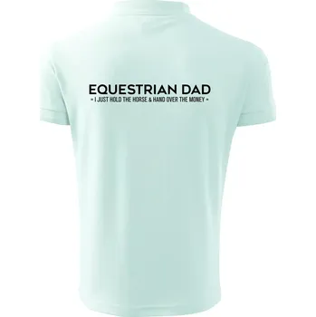 Pánská košile Equestrian dad - Polokošile pánská Pique Polo 203 - 3XL ( Frost )