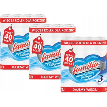 Toaletní papír Suchý toaletní papír bez vůně Familia 120 ks