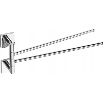 Držák na ručník Věšák s pohyblivým ramenem na kolíčky Bemeta XQ405, chrom