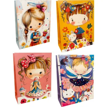 Obraz OZDOBNÁ DÁRKOVÁ TAŠKA 18x24x8,5cm JP4106C PRO DÍVKY 1 KS