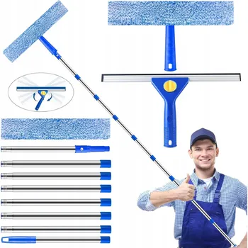 IP kamera MYČKA OKEN S TELESKOPICKOU TYČÍ 2 V 1, PROFESIONÁLNÍ STĚRKA